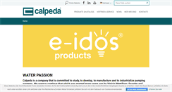 Desktop Screenshot of de.calpeda.com