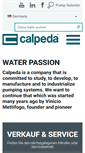 Mobile Screenshot of de.calpeda.com