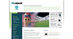 Desktop Screenshot of calpeda.cz